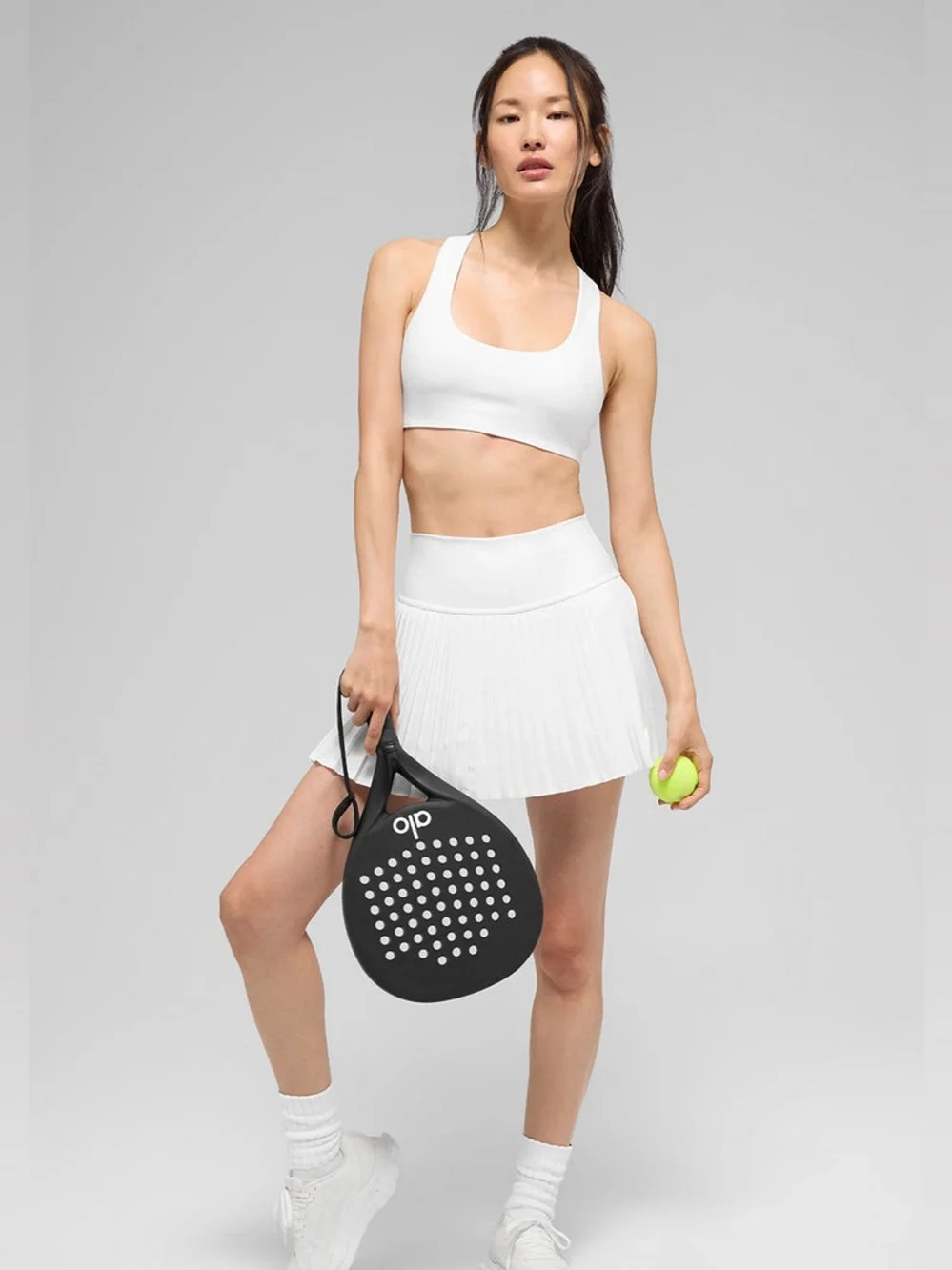 alo White grand Slam Tennis skirt